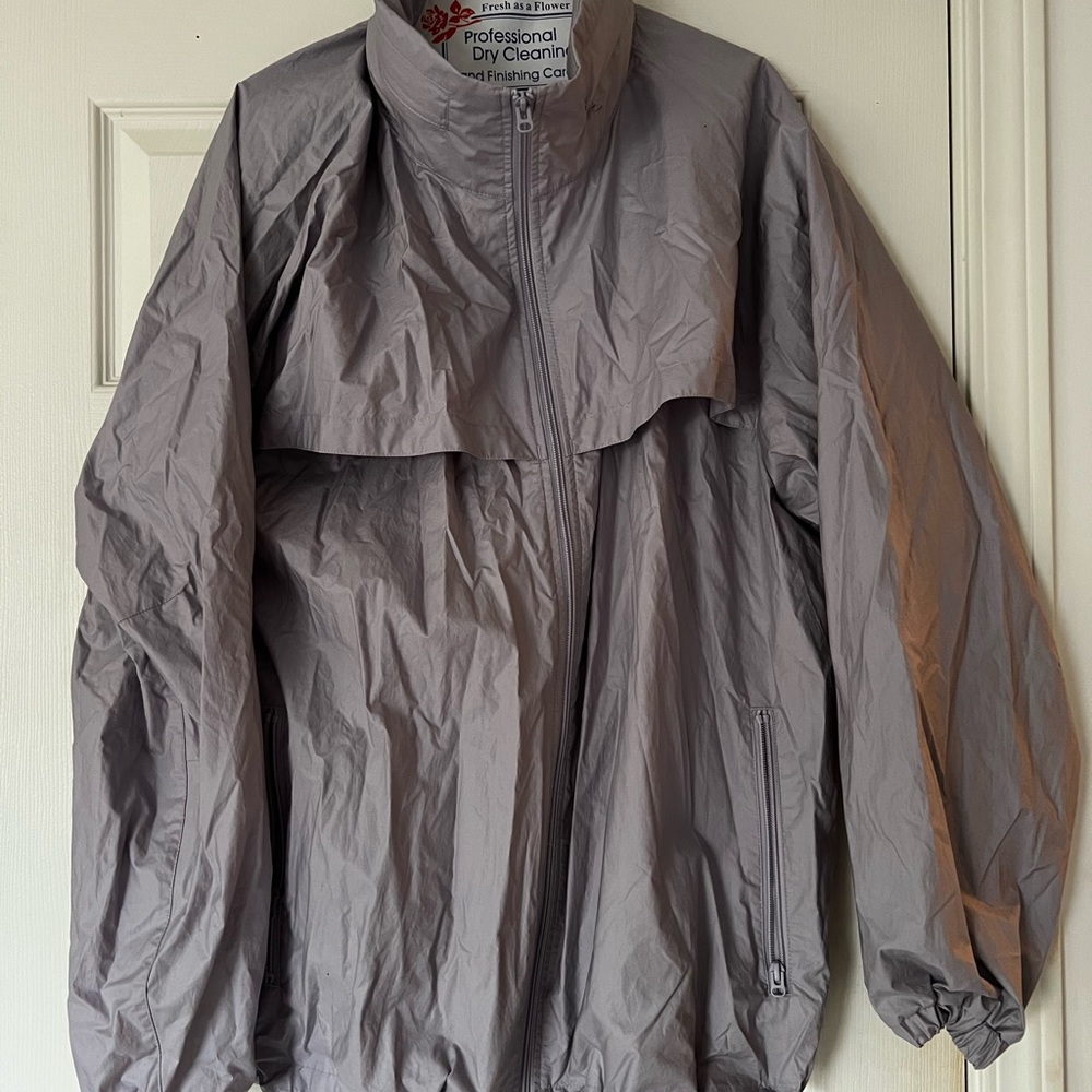 Uniqlo Gray Windbreaker Jacket - Picture 3 of 4